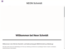 Tablet Screenshot of neon-schmidt.net